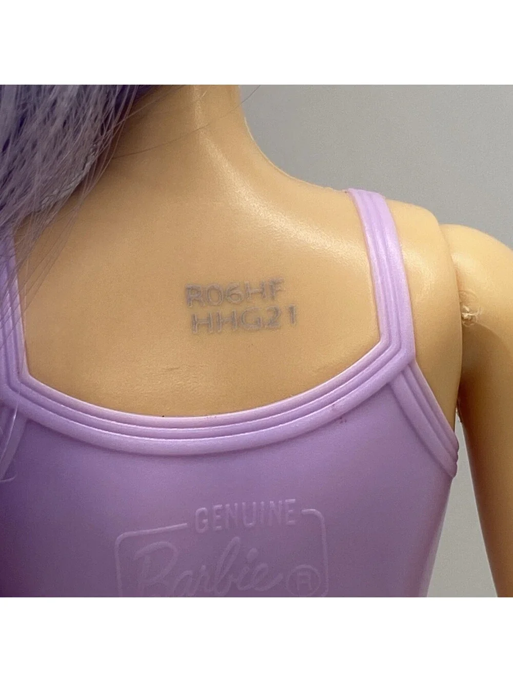 Cutie Reveal Barbie #HHG21 Doll Long Wavy Purple Hair Articulated B1